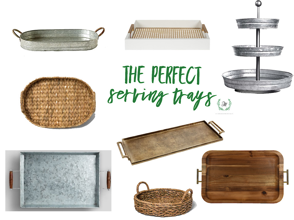 Serving Up Style! The perfect trays for entertaining & decorating.